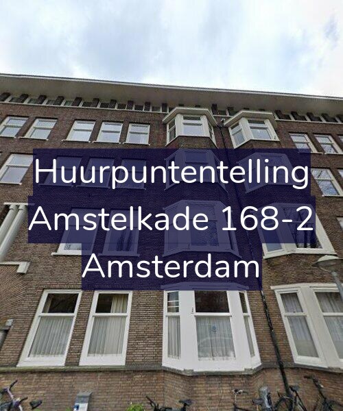Foto gevel Huurpuntentelling voor Amstelkade 168-2, Amsterdam