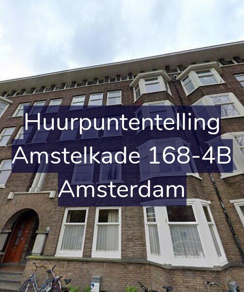 Foto gevel Huurpuntentelling voor Amstelkade 168-4B, Amsterdam