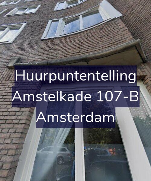 Foto gevel Huurpuntentelling voor Amstelkade 107-B, Amsterdam