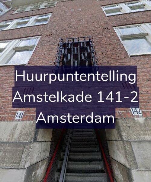 Foto gevel Huurpuntentelling voor Amstelkade 141-2, Amsterdam