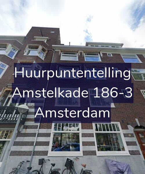 Foto gevel Huurpuntentelling voor Amstelkade 186-3, Amsterdam