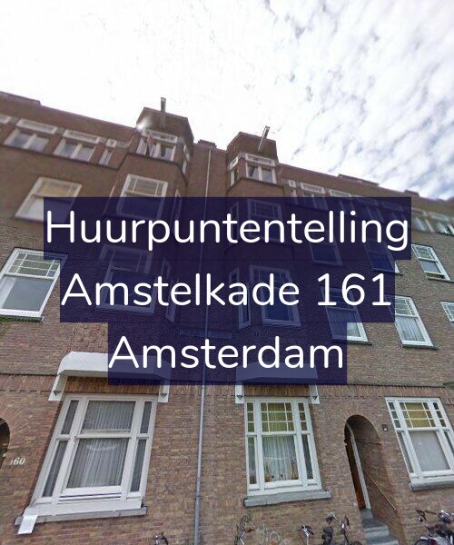 Foto gevel Huurpuntentelling voor Amstelkade 161, Amsterdam