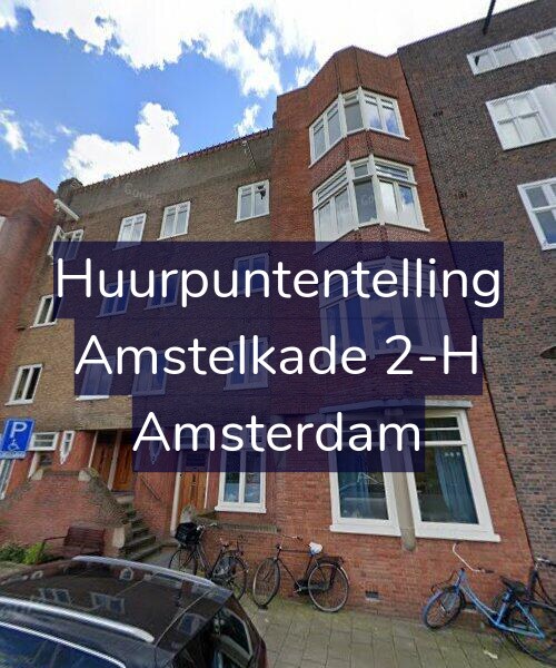 Foto gevel Huurpuntentelling voor Amstelkade 2-H, Amsterdam