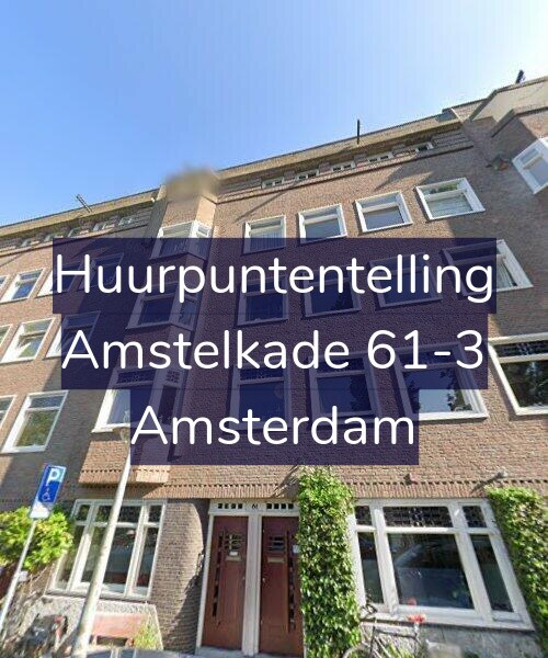 Foto gevel Huurpuntentelling voor Amstelkade 61-3, Amsterdam