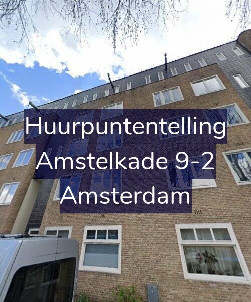 Foto gevel Huurpuntentelling voor Amstelkade 9-2, Amsterdam