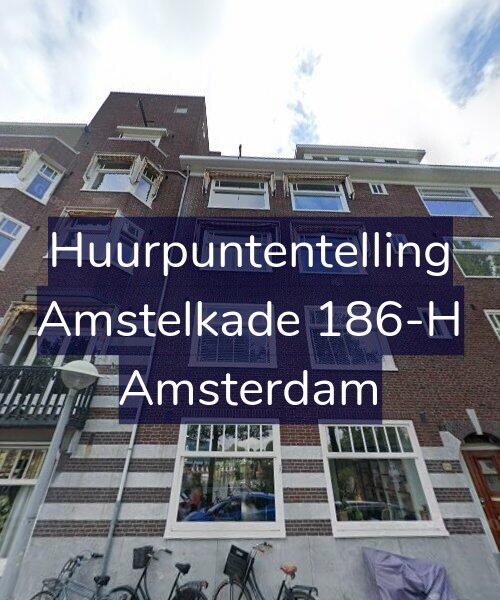 Foto gevel Huurpuntentelling voor Amstelkade 186-H, Amsterdam