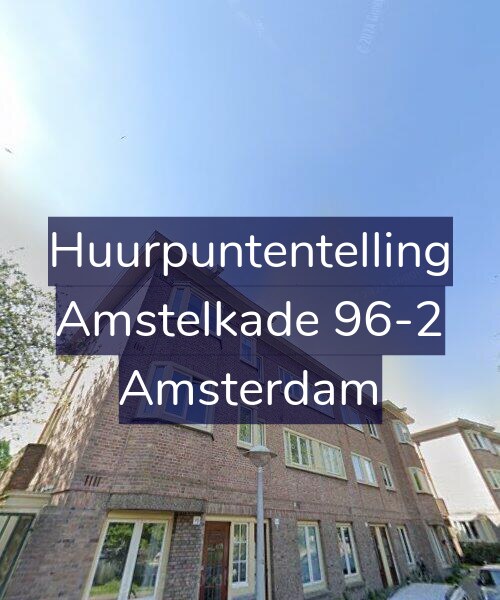 Foto gevel Huurpuntentelling voor Amstelkade 96-2, Amsterdam