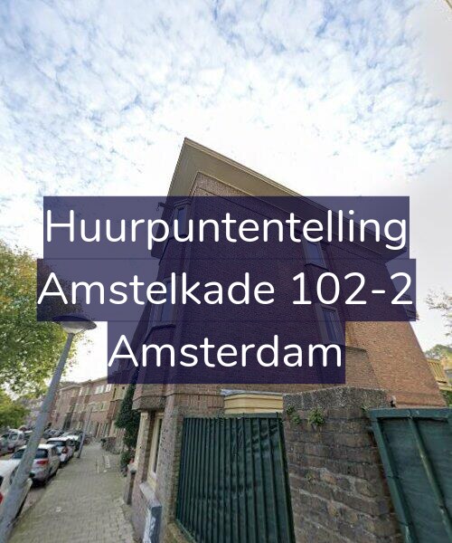 Foto gevel Huurpuntentelling voor Amstelkade 102-2, Amsterdam