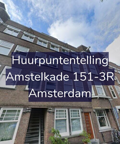 Foto gevel Huurpuntentelling voor Amstelkade 151-3R, Amsterdam