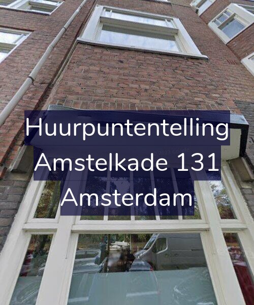 Foto gevel Huurpuntentelling voor Amstelkade 131, Amsterdam