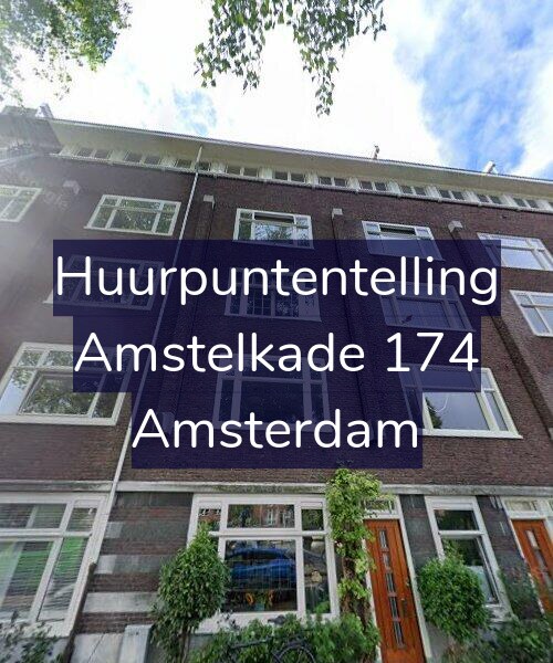 Foto gevel Huurpuntentelling voor Amstelkade 174, Amsterdam