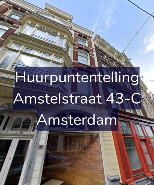 Foto gevel Huurpuntentelling voor Amstelstraat 43-C, Amsterdam