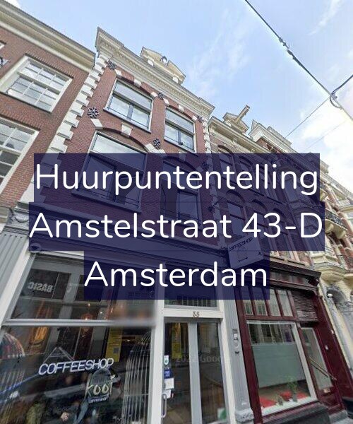 Foto gevel Huurpuntentelling voor Amstelstraat 43-D, Amsterdam