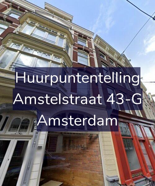 Foto gevel Huurpuntentelling voor Amstelstraat 43-G, Amsterdam