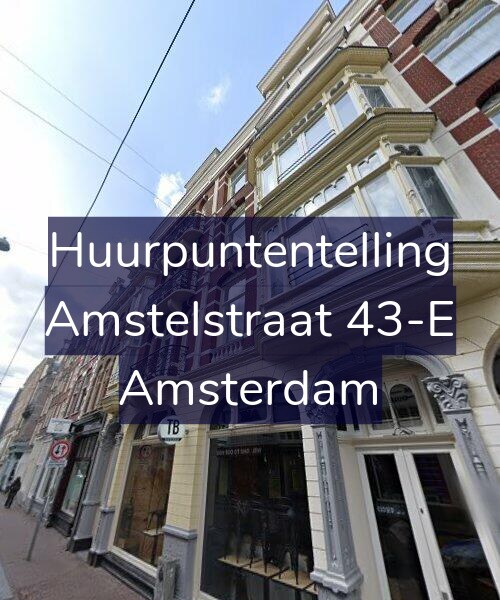 Foto gevel Huurpuntentelling voor Amstelstraat 43-E, Amsterdam