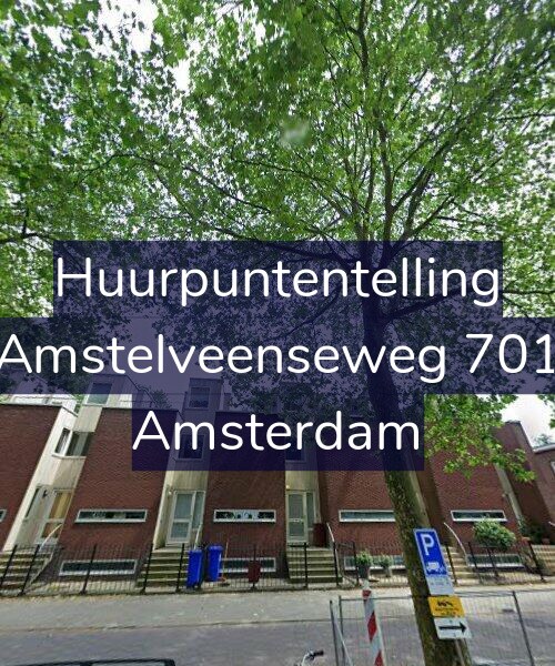 Foto gevel Huurpuntentelling voor Amstelveenseweg 701, Amsterdam