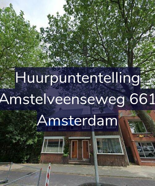 Foto gevel Huurpuntentelling voor Amstelveenseweg 661, Amsterdam