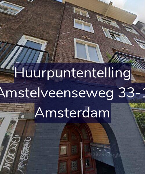 Foto gevel Huurpuntentelling voor Amstelveenseweg 33-1, Amsterdam