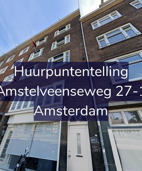 Foto gevel Huurpuntentelling voor Amstelveenseweg 27-1, Amsterdam