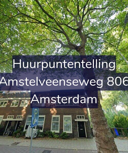 Foto gevel Huurpuntentelling voor Amstelveenseweg 806, Amsterdam
