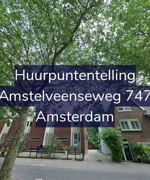 Foto gevel Huurpuntentelling voor Amstelveenseweg 747, Amsterdam