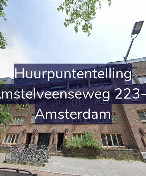 Foto gevel Huurpuntentelling voor Amstelveenseweg 223-1, Amsterdam