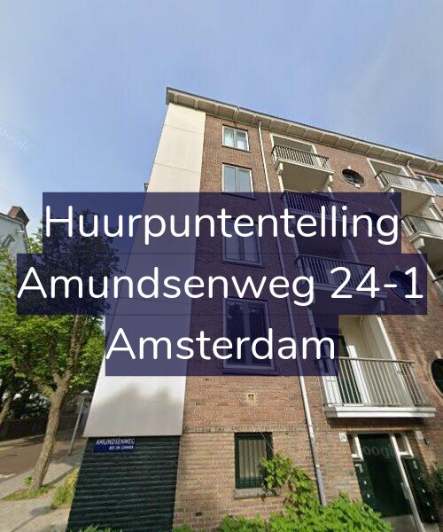 Foto gevel Huurpuntentelling voor Amundsenweg 24-1, Amsterdam