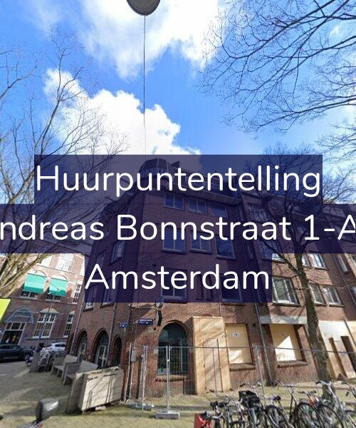 Foto gevel Huurpuntentelling voor Andreas Bonnstraat 1-A1, Amsterdam