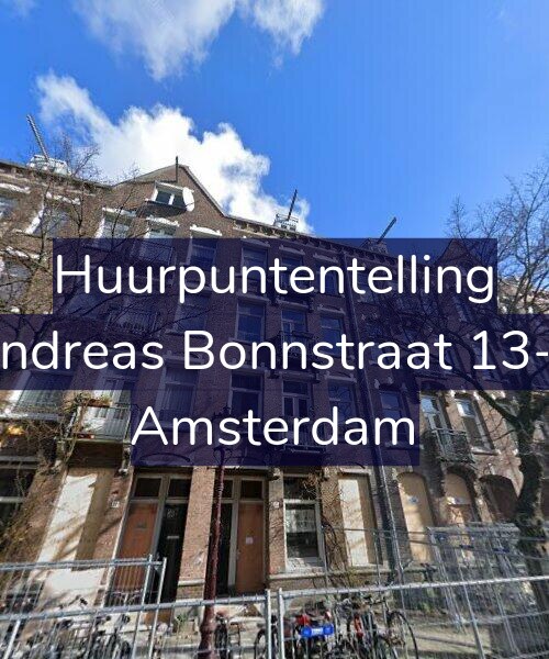 Foto gevel Huurpuntentelling voor Andreas Bonnstraat 13-2, Amsterdam