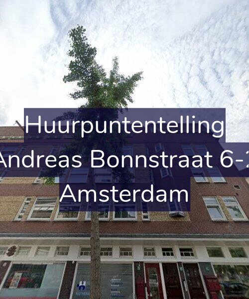 Foto gevel Huurpuntentelling voor Andreas Bonnstraat 6-2, Amsterdam