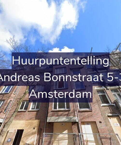 Foto gevel Huurpuntentelling voor Andreas Bonnstraat 5-3, Amsterdam