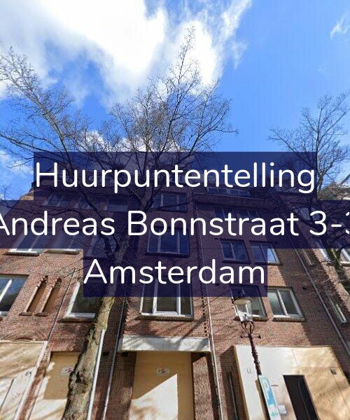 Foto gevel Huurpuntentelling voor Andreas Bonnstraat 3-3, Amsterdam