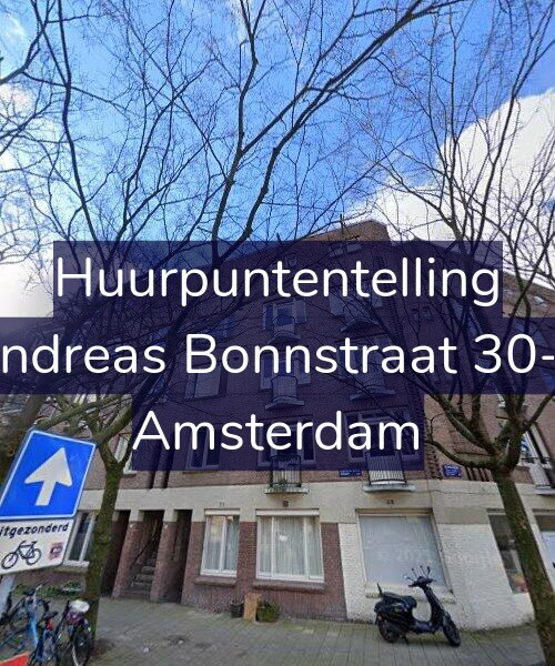 Foto gevel Huurpuntentelling voor Andreas Bonnstraat 30-2, Amsterdam