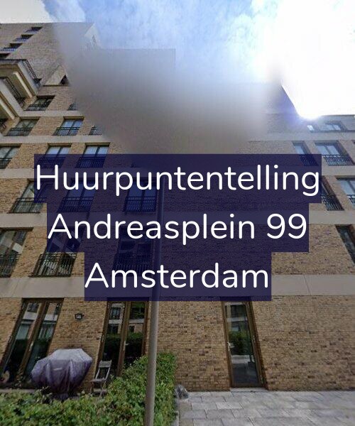 Foto gevel Huurpuntentelling voor Andreasplein 99, Amsterdam