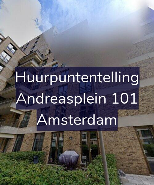 Foto gevel Huurpuntentelling voor Andreasplein 101, Amsterdam