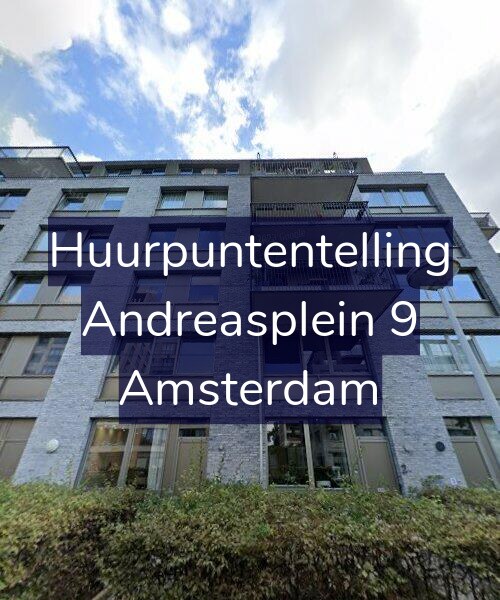 Foto gevel Huurpuntentelling voor Andreasplein 9, Amsterdam