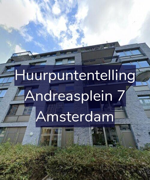 Foto gevel Huurpuntentelling voor Andreasplein 7, Amsterdam