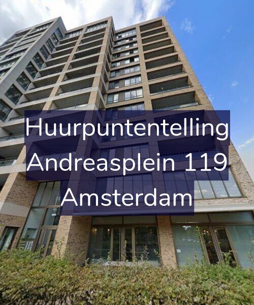 Foto gevel Huurpuntentelling voor Andreasplein 119, Amsterdam
