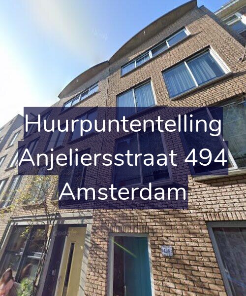 Foto gevel Huurpuntentelling voor Anjeliersstraat 494, Amsterdam