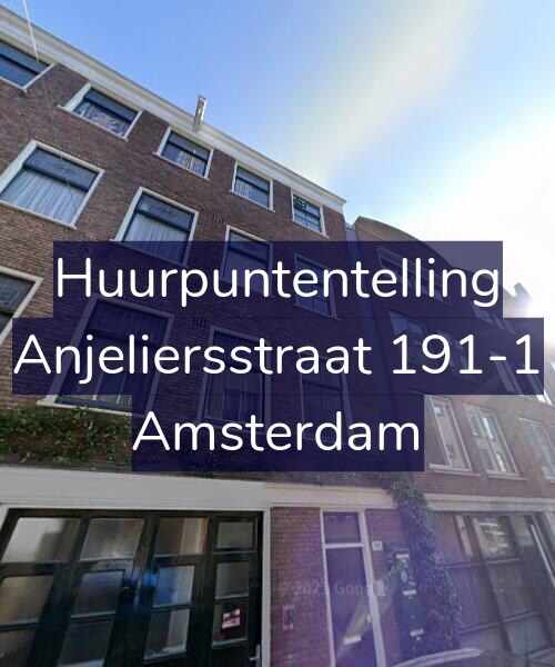 Foto gevel Huurpuntentelling voor Anjeliersstraat 191-1, Amsterdam
