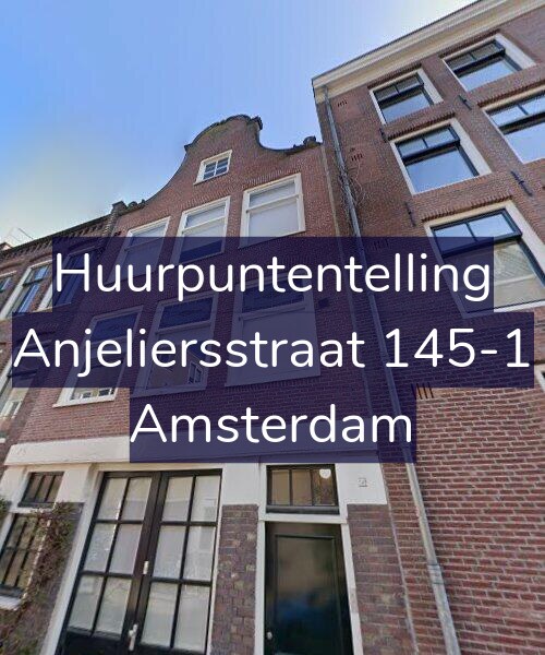 Foto gevel Huurpuntentelling voor Anjeliersstraat 145-1, Amsterdam