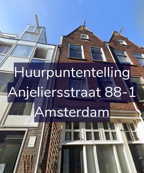Foto gevel Huurpuntentelling voor Anjeliersstraat 88-1, Amsterdam