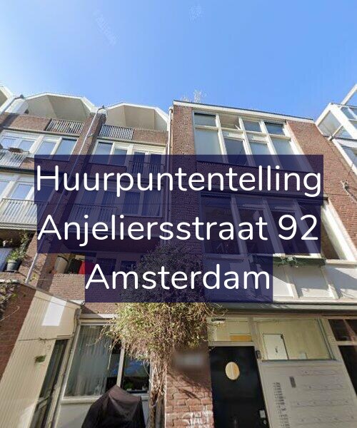 Foto gevel Huurpuntentelling voor Anjeliersstraat 92, Amsterdam