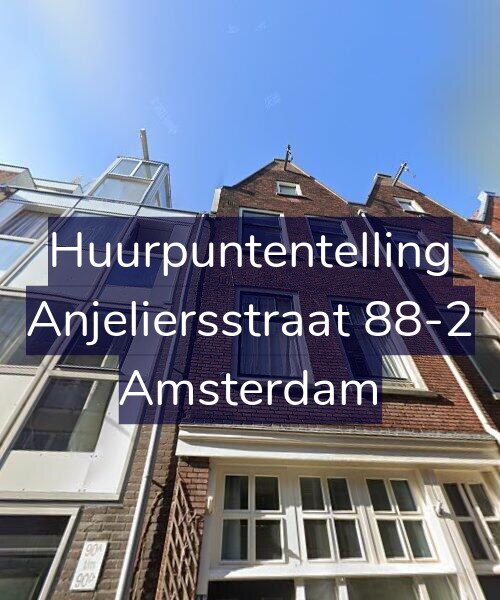 Foto gevel Huurpuntentelling voor Anjeliersstraat 88-2, Amsterdam