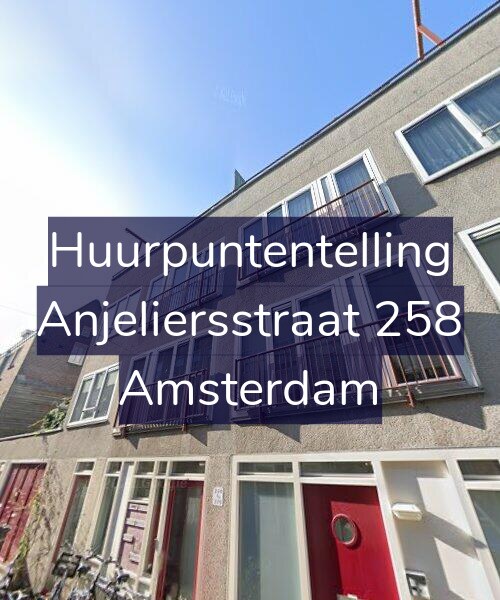 Foto gevel Huurpuntentelling voor Anjeliersstraat 258, Amsterdam