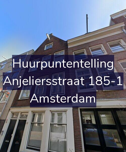 Foto gevel Huurpuntentelling voor Anjeliersstraat 185-1, Amsterdam