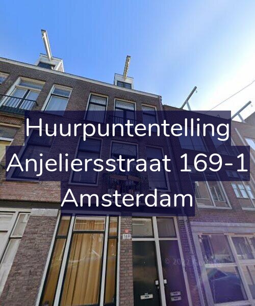 Foto gevel Huurpuntentelling voor Anjeliersstraat 169-1, Amsterdam
