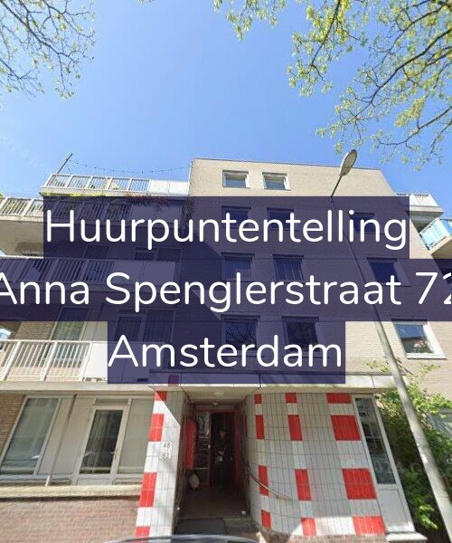 Foto gevel Huurpuntentelling voor Anna Spenglerstraat 72, Amsterdam