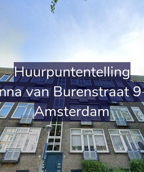 Foto gevel Huurpuntentelling voor Anna van Burenstraat 9-2, Amsterdam