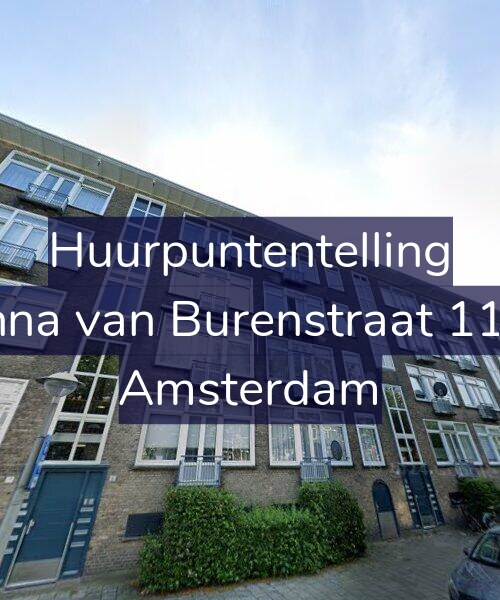 Foto gevel Huurpuntentelling voor Anna van Burenstraat 11-1, Amsterdam